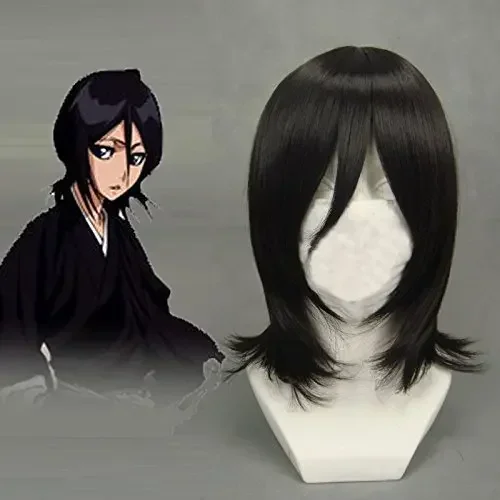 2025 Halloween Anime BLEACH Cos Costume Kuchiki Rukia Shinigami Cosplay Costume Wig Set Halloween for Woman Men Clothes - Image 4