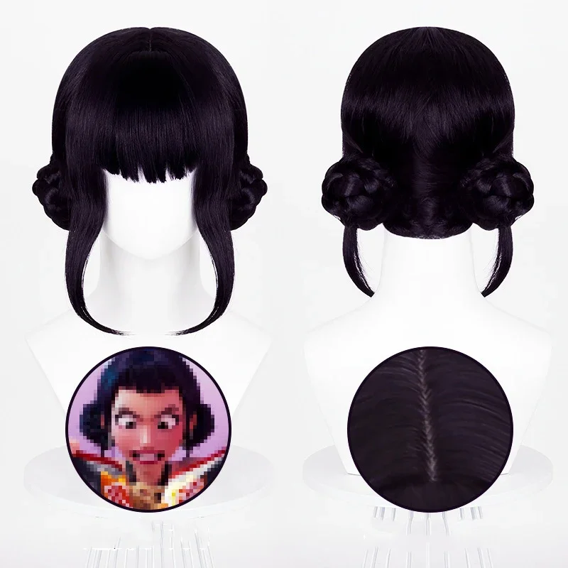 Anime KPop Demon Hunters Zoey Cosplay Wig Kawaii Hair Korea Idol Zoey Hair Props Halloween Carnival Party Women