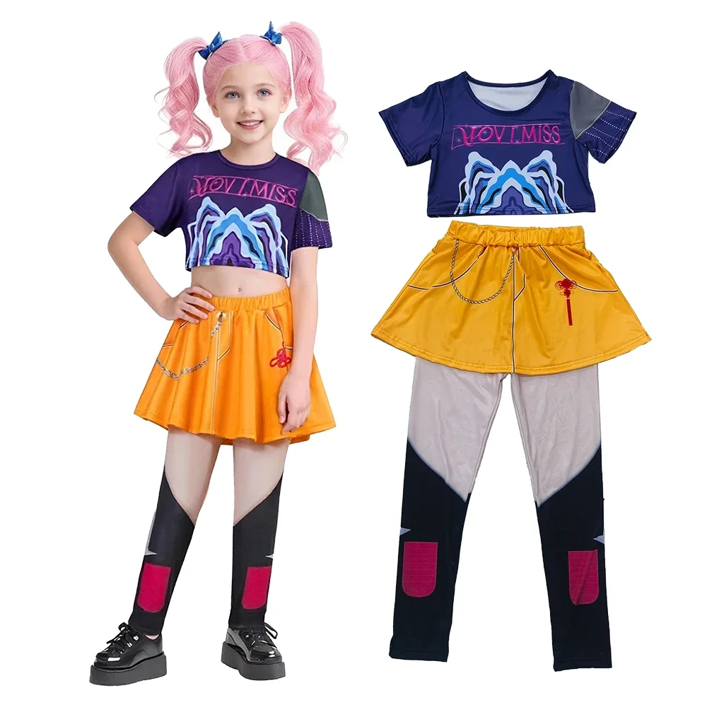 Halloween Girls Zoey Cosplay Girl Group Rumi Kids Costume Mira Outfit Favorite Stage Performance Clothes Halloween Animated - Image 3