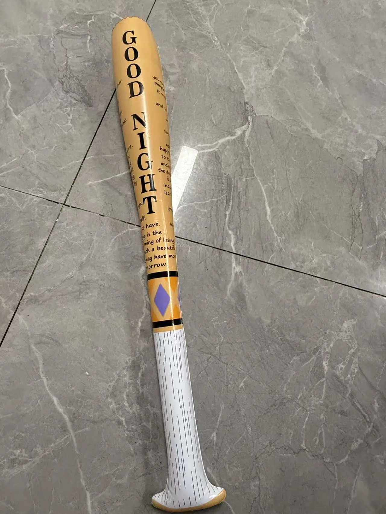 Big Baseball Bat The Clown's Girl 1:1 Cosplay Weapon Prop Soft PU Rubber Movie Role Play Halloween Cos Gift Safety 85cm - Image 2