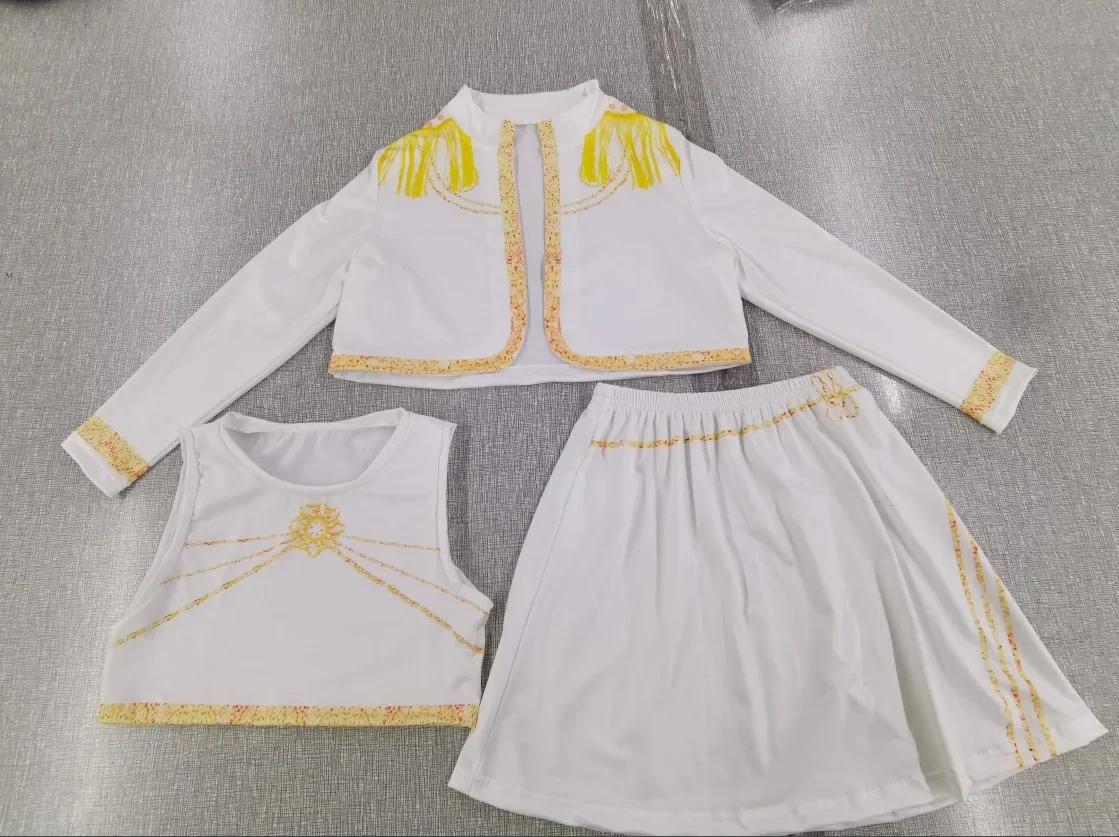 Kids Girls Rumi Zoey Mira Cosplay Stage 3D Print Suit Set K-pop Demon Hunters Costume Performance Children Halloween Party - Image 2